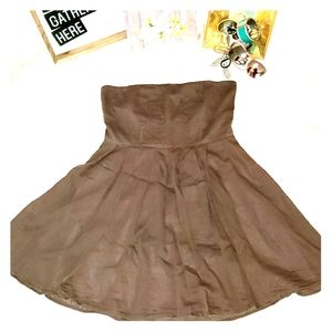 🏷 Strapless Chocolate Dress